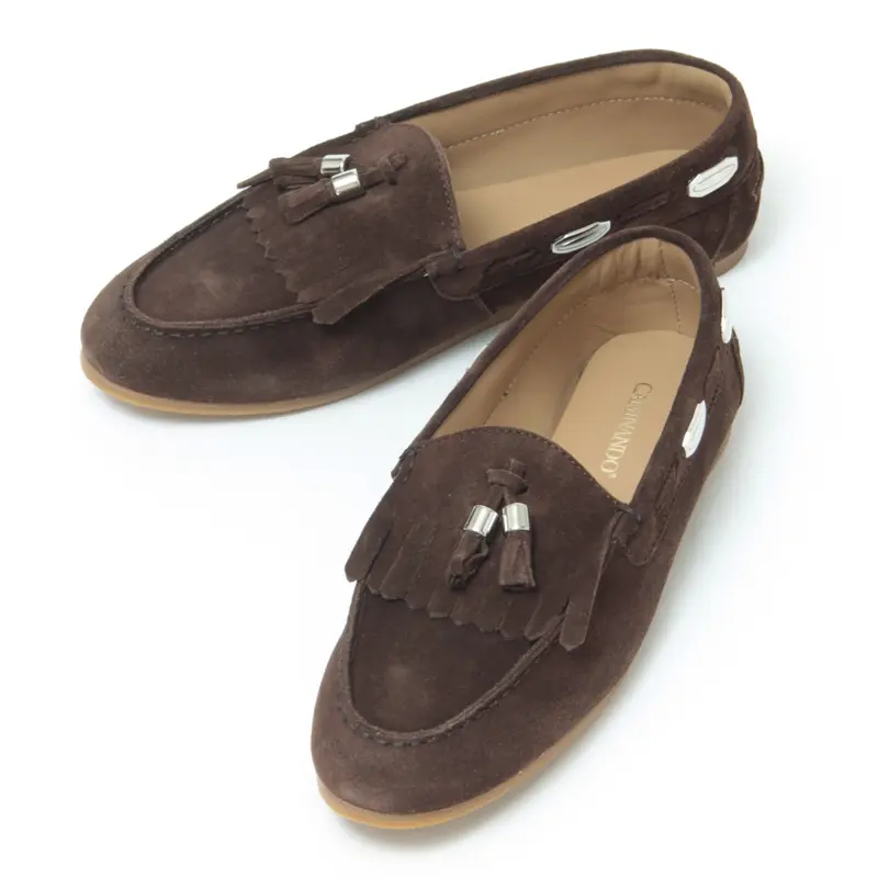 CAMINANDO カミナンド TASSEL MOC タッセルローファー CHOCO