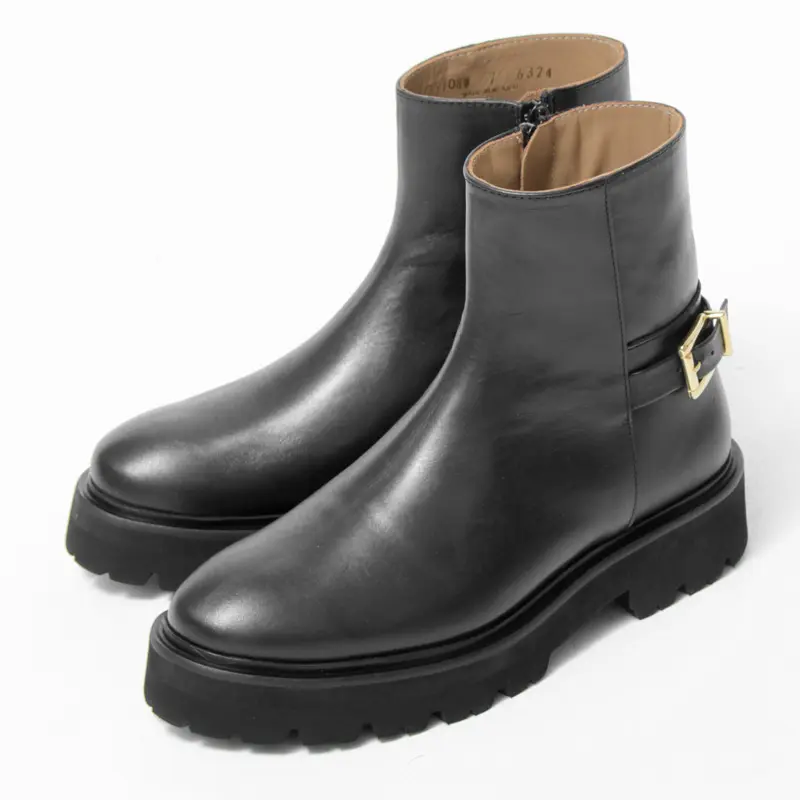 ショートブーツ SIDE BUCKLE BOOTS 25108W