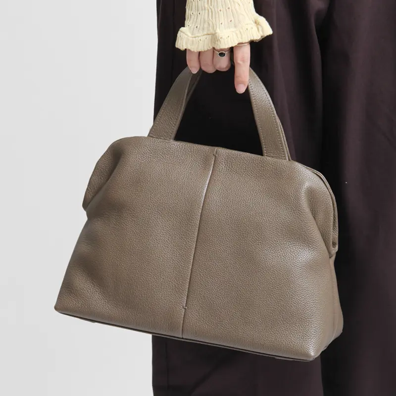 LUMEN ルメン（アトリエ ド ルメン） PAVE TOTE BAG グレインレザー トートバック (M)