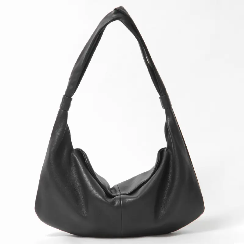 TESSEN CREATION テッセンクリエーション ROUND SHOULDER M  カウレザー ラウンドショルダー(M) BLACK