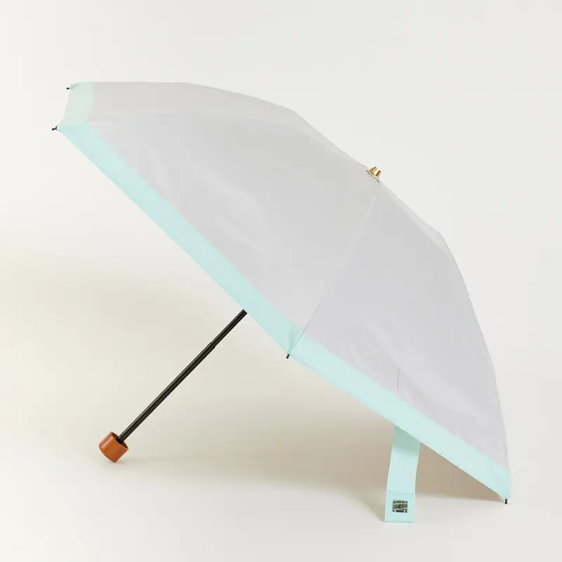 Athena New York アシーナニューヨーク Camila City 3段折りたたみ 晴雨兼用 傘 LT.GREY/AQUA