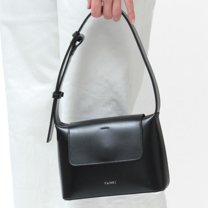 YAHKI ヤーキ SHOULDER BAG_BLACK ショルダーバッグ ブラック