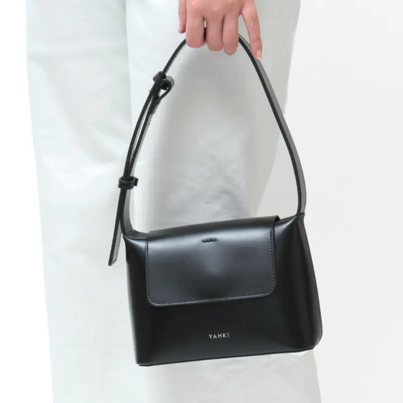 YAHKI ヤーキ SHOULDER BAG_BLACK ショルダーバッグ