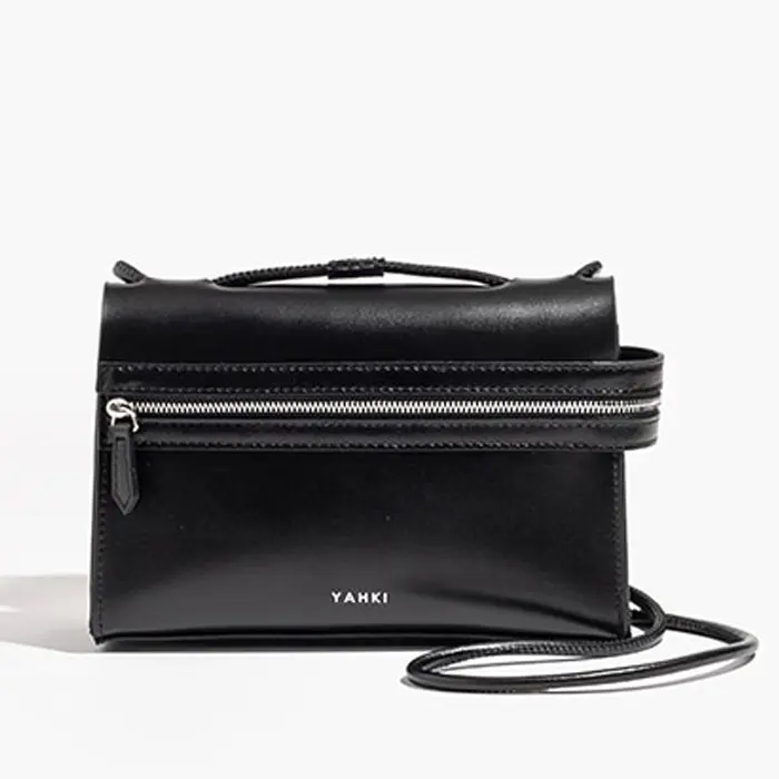 YAHKI ヤーキ CROSS BODY BAG ミニショルダーバッグ ブラック