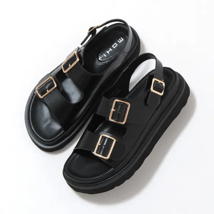 MOHI モヒ ゴールドバックル   2BELTサンダル