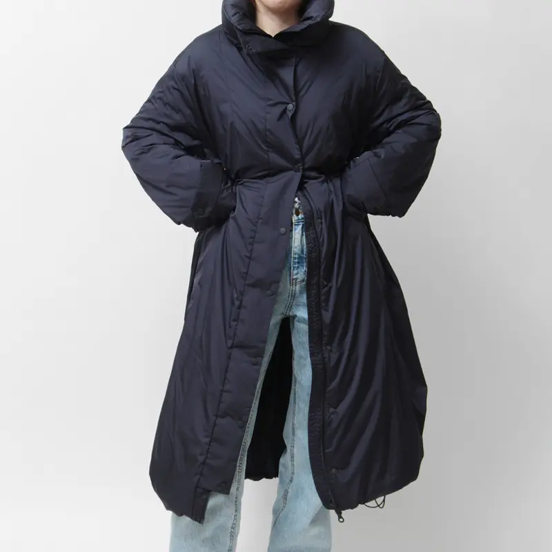 DUVETICA デュベティカ トレンチコート風 Aライン ロングダウンコート