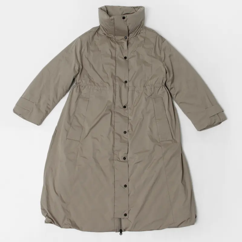 DUVETICA デュベティカ トレンチコート風 Aライン ロングダウンコート TORTORA