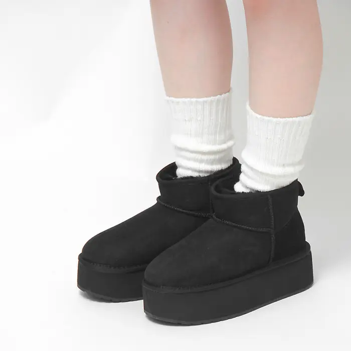 EMU Australia エミュ Stinger Micro Flatform 厚底 ムートン ブーツ