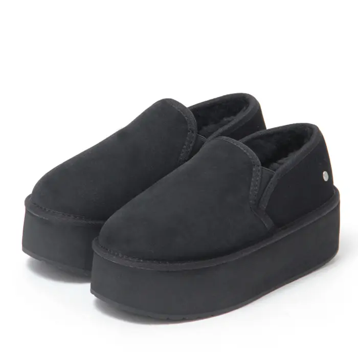 Stinger Reef Flatform 厚底 ムートン スリッポン