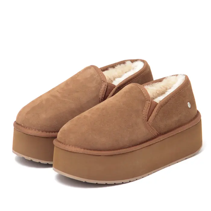 Stinger Reef Flatform 厚底 ムートン スリッポン