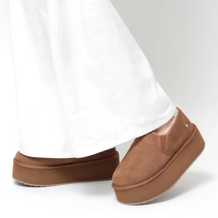 EMU Australia エミュ Stinger Reef Flatform 厚底 ムートン スリッポン