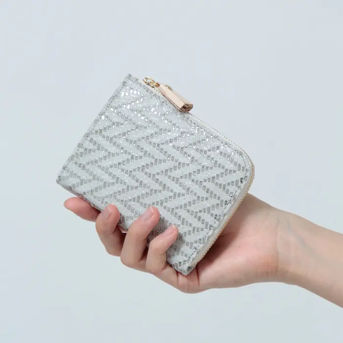 POMTATA ポンタタ L字ファスナー ミニ財布 PAR2