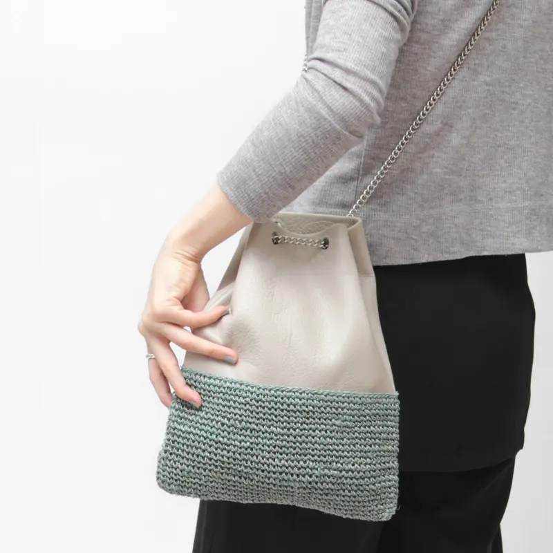 POMTATA ポンタタ NOU TOTE 2way 巾着 ショルダーバッグ