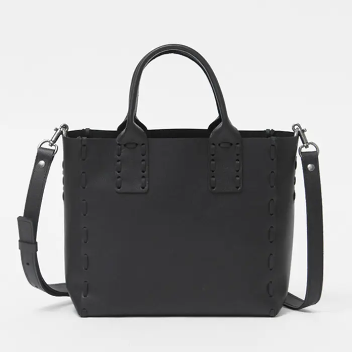 POMTATA ポンタタ SAKU 2WAY TOTE レザー トートバッグ（S） BASIC/ブラック