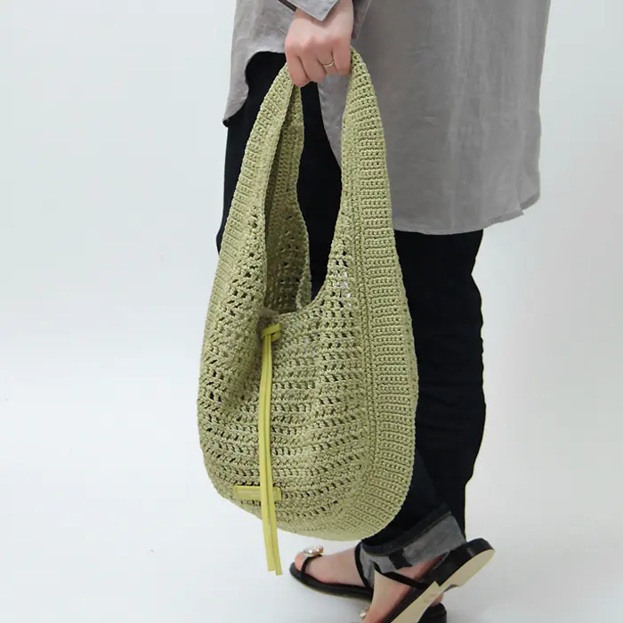 GIANNI CHIARINI ジャンニキアリーニ EUFORIA クロシェ編み ワンショルダーバッグ