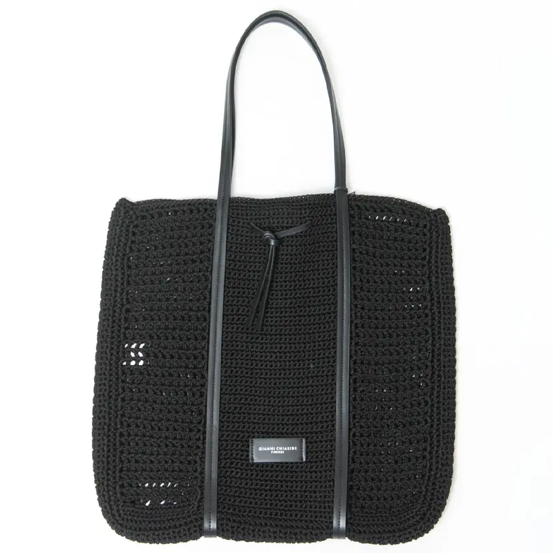 GIANNI CHIARINI ジャンニキアリーニ VICTORIA カゴバッグ (M) BLACK