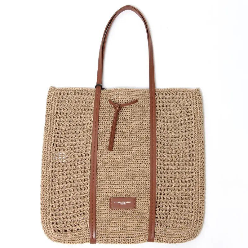 GIANNI CHIARINI ジャンニキアリーニ VICTORIA カゴバッグ (M) NATURE