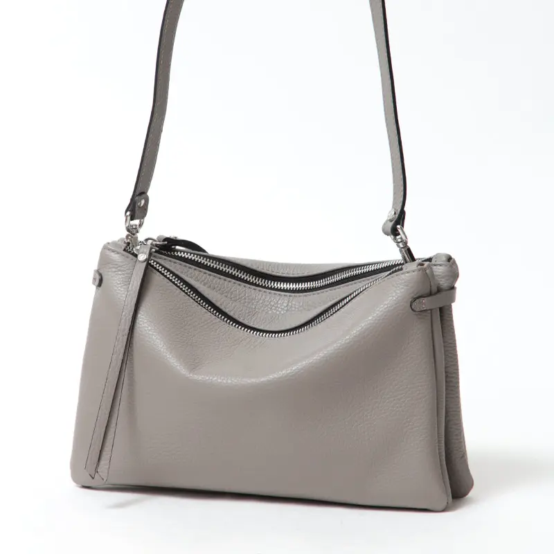 GIANNI CHIARINI ジャンニキアリーニ HERMY  2ルーム ショルダーバッグ TORTORA