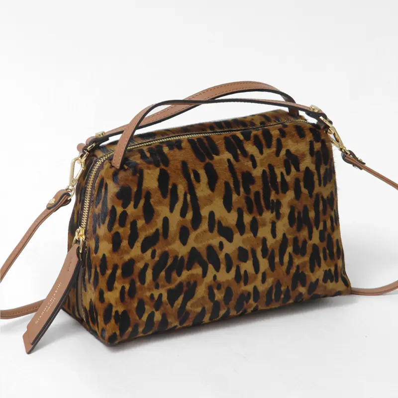 GIANNI CHIARINI ジャンニキアリーニ ALIFA ハラコ 2way トートバッグ（M) LINCE-CUOIO