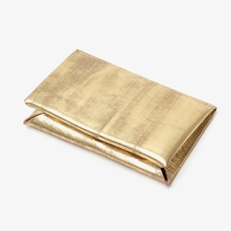 SARANAM サラナン Foil  メタリック カードケース ゴールド