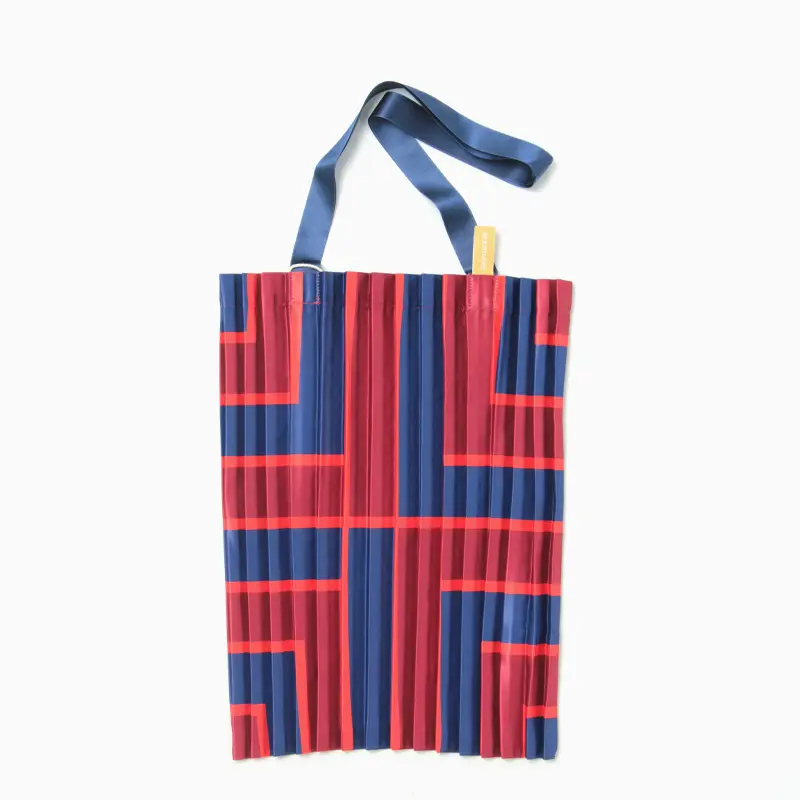 MULTITUDES マルチチューズ PLEATED TOTE サテン プリーツ トートバッグ STINTINO