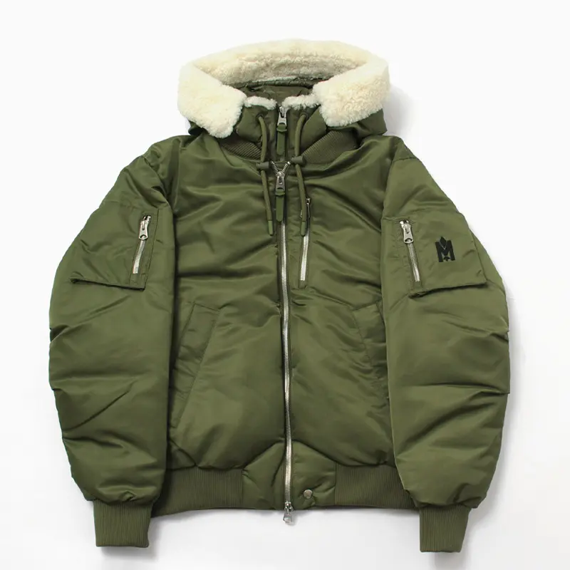 MACKAGE マッカージュ AUGUST-Z メンズ 撥水ナイロン ダウンボンバージャケット