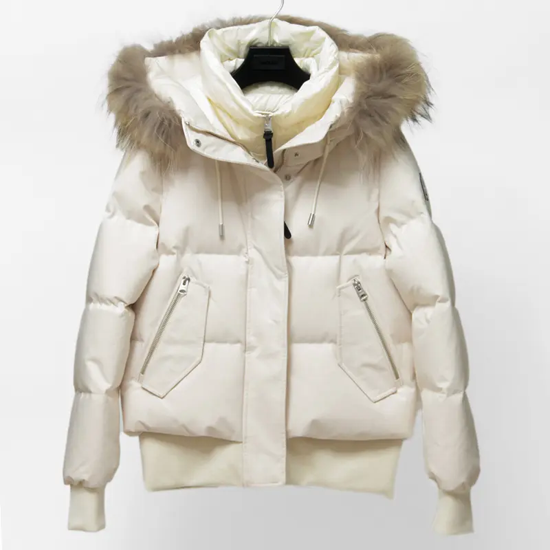 MACKAGE マッカージュ NEFI-FZ 撥水 ダウンジャケット CREAM