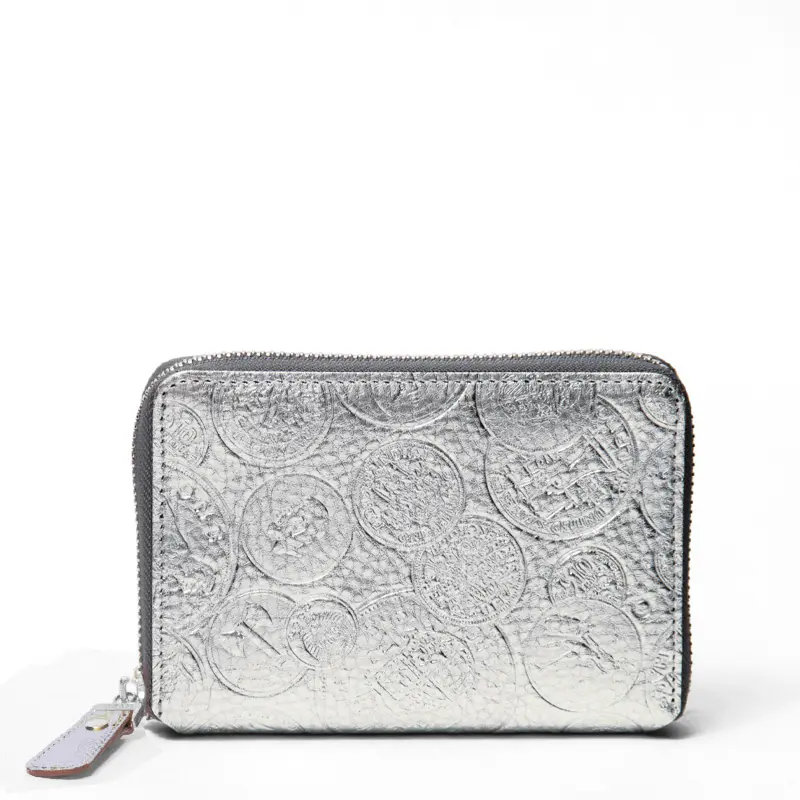 VIA DOAN ヴィアドアン Coin ラウンドファスナー 二つ折り 財布