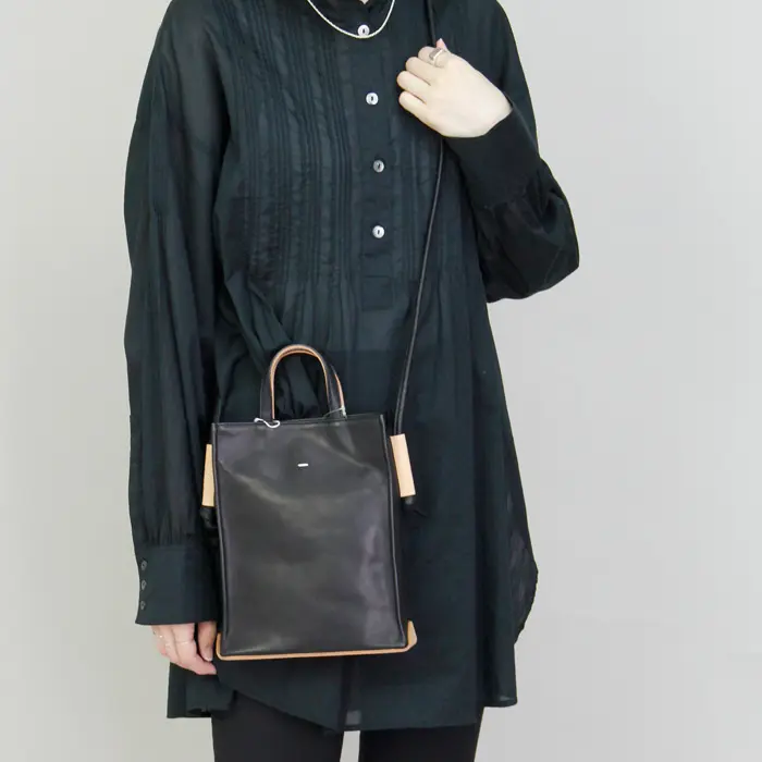 ESTINE エスティーヌ ロジカル レザー 2way ミニ トートバッグ