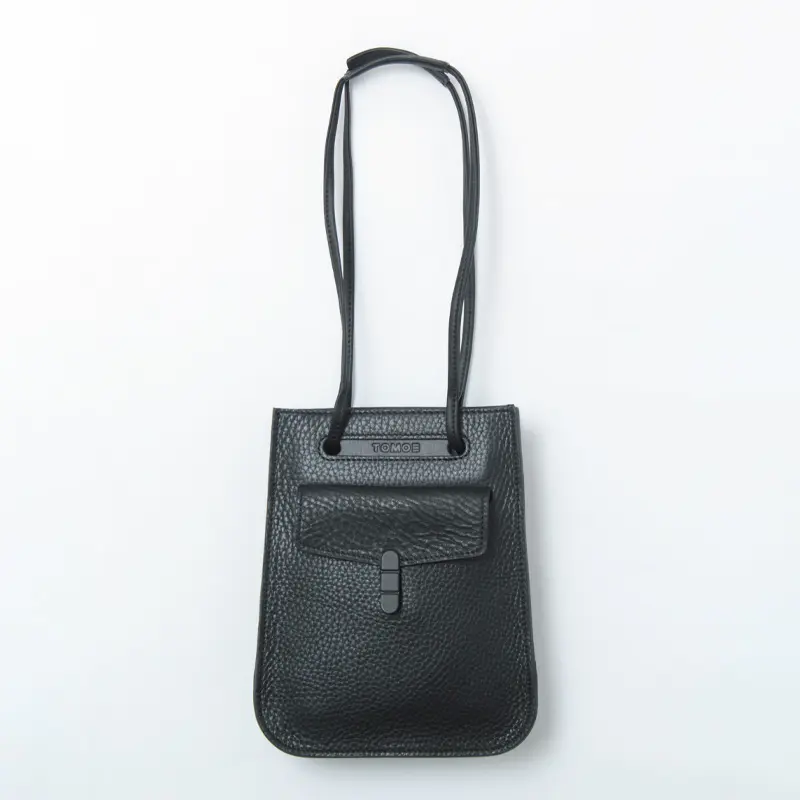 TOMOE トモエ レザー 2WAY ショルダーバッグ (S) ブラック