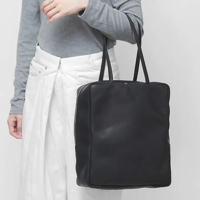 MORMYRUS モルミルス GLOSS LEATHER TOTE レザー トートバッグ（L）