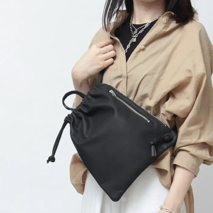 MORMYRUS モルミルス GLOSS LEATHER BAG レザー ショルダーバッグ