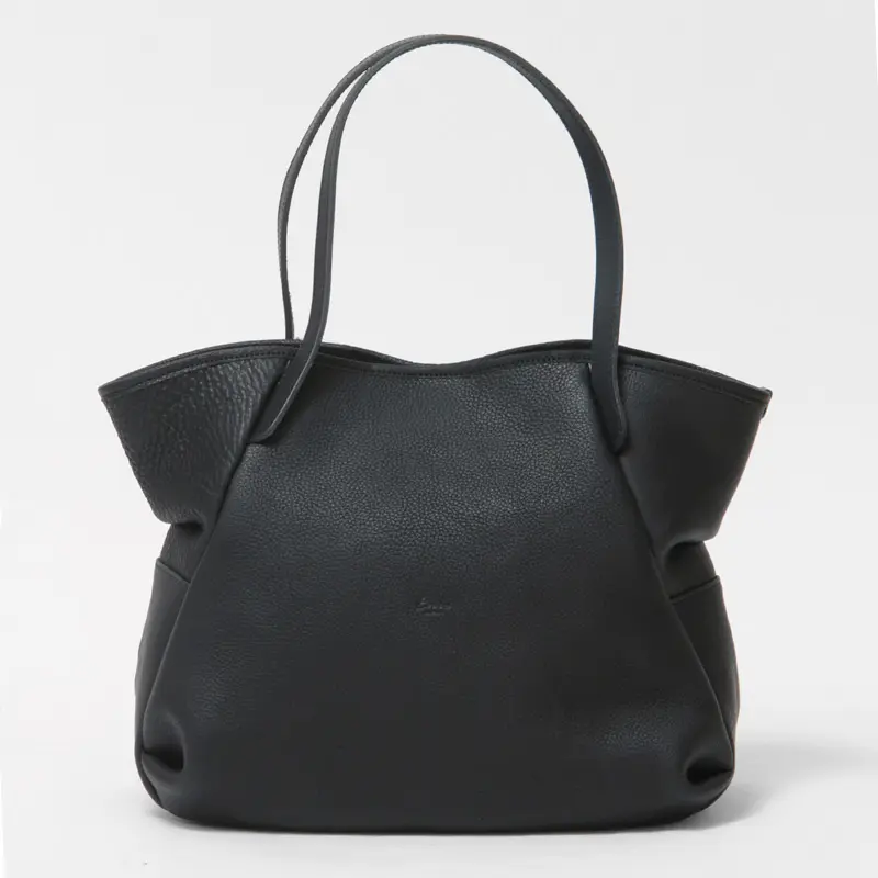 Ense アンサ レザー トートバッグ (S) ブラック