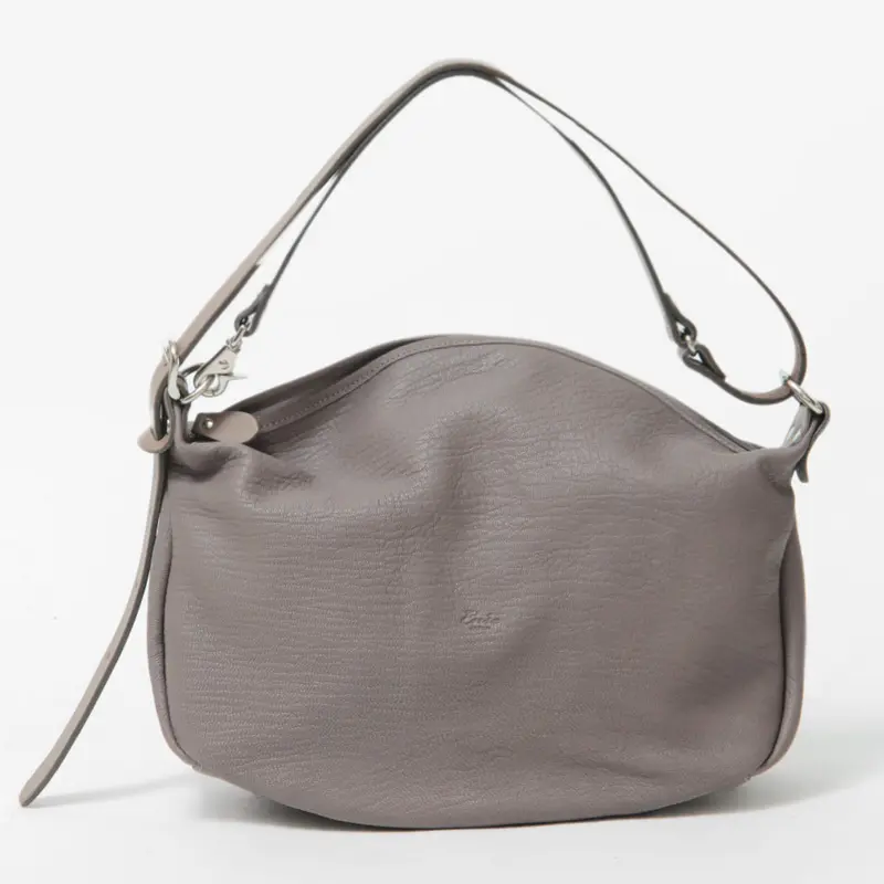 Ense アンサ goat shoulder  ゴートレザー 2way ショルダーバッグ(S) グレージュ