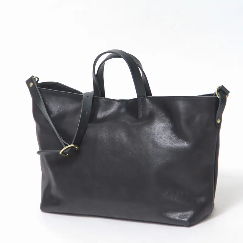 Ense アンサ 2way tote キップレザー トートバッグ(S) ブラック