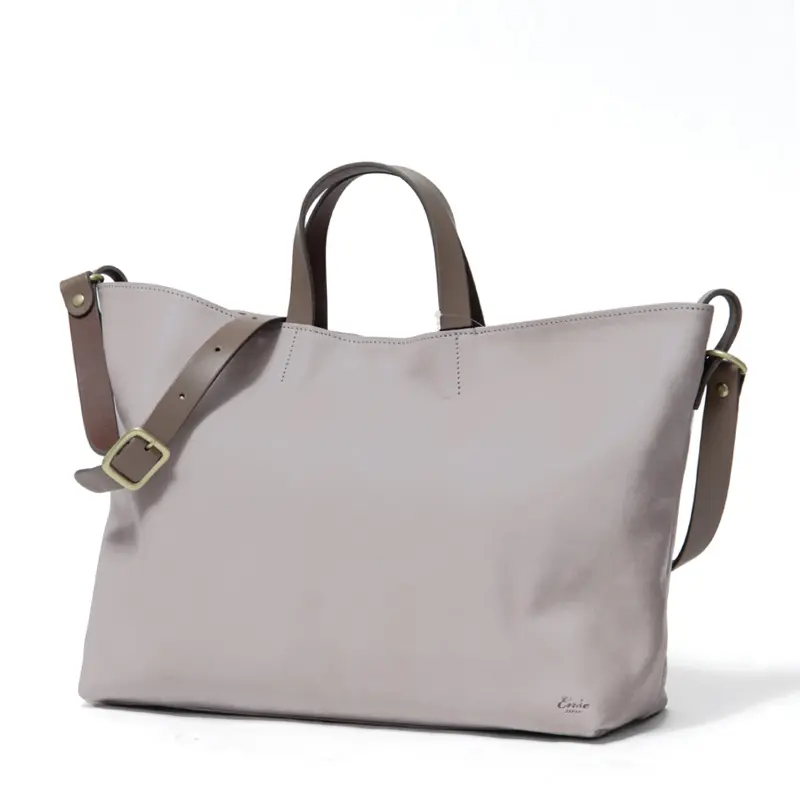 Ense アンサ 2way tote キップレザー トートバッグ(S) グレージュ