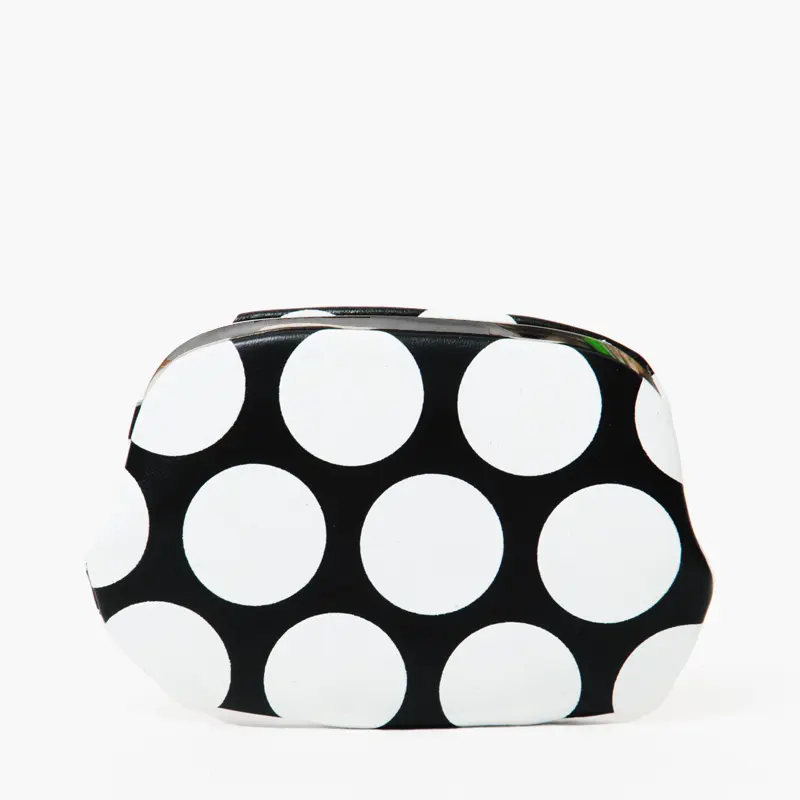 レザー がま口 ミニ財布