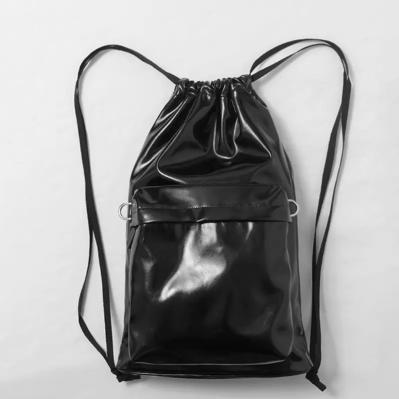 NOMADIS ノマディス LATT VEGAN ヴィーガンレザー ナップザック BLACK