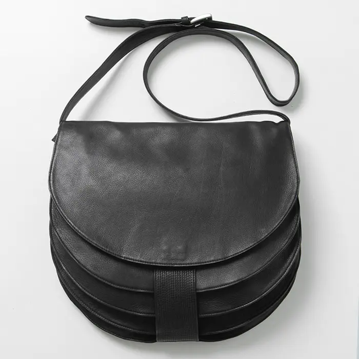 michiamo ミキアモ キップソフト ショルダーバッグ BLACK