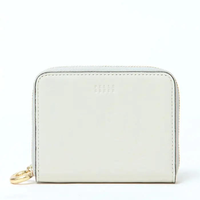 PELLE BORSA ペレボルサ Minato コンパクト財布 アイボリー