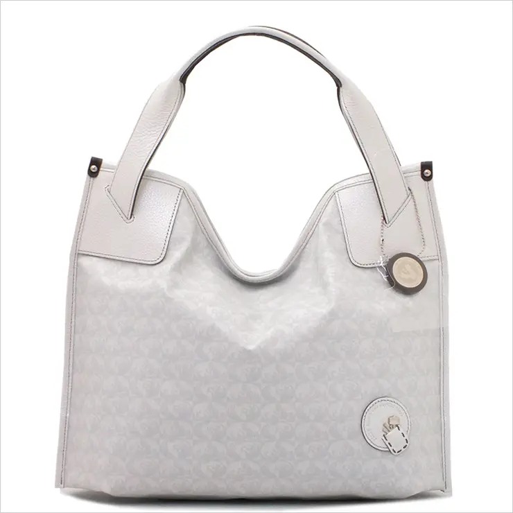 PELLE BORSA ペレボルサ Alive  ナイロン 軽量 トートバッグ ホワイト