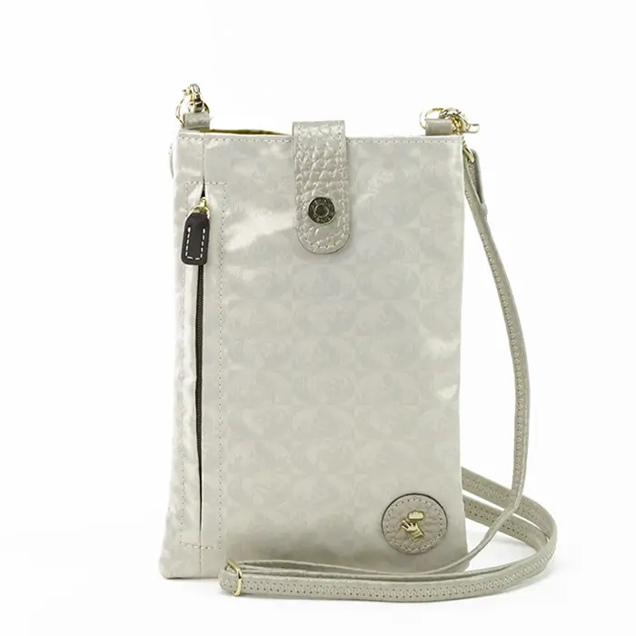 PELLE BORSA ペレボルサ alive アライブ ミニショルダーバッグ シャンパンゴールド