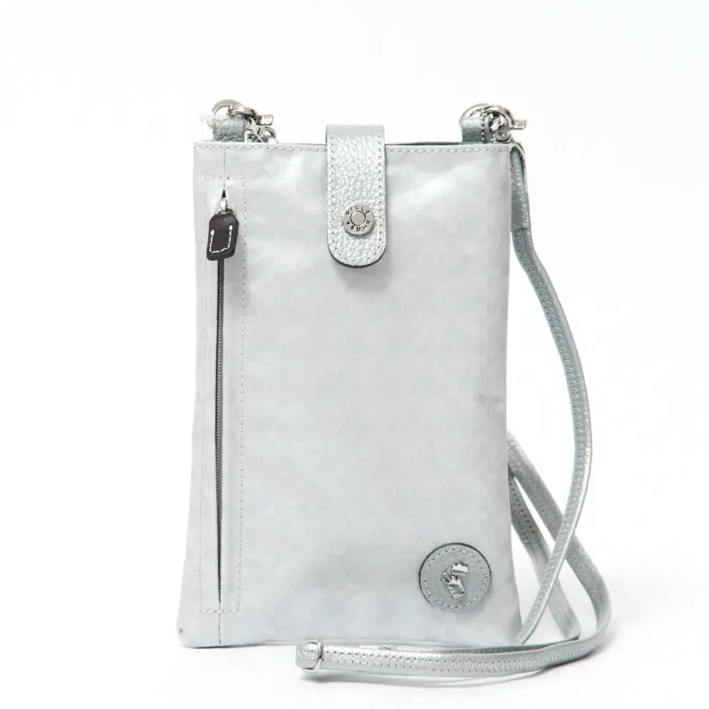PELLE BORSA ペレボルサ alive アライブ ミニショルダーバッグ シルバー