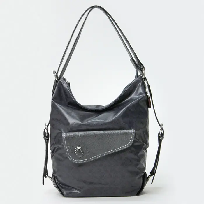 PELLE BORSA ペレボルサ Alive 3way ショルダーバッグ ネイビー