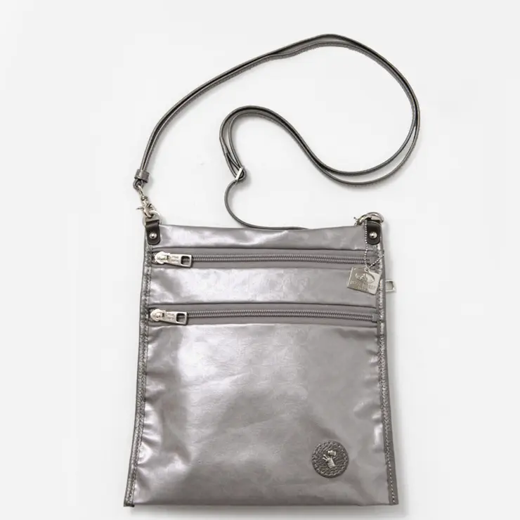 PELLE BORSA ペレボルサ Alive  ショルダーバッグ ガンメタ