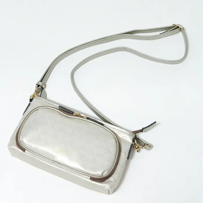 PELLE BORSA ペレボルサ Alive お財布 ポシェット シャンパンゴールド