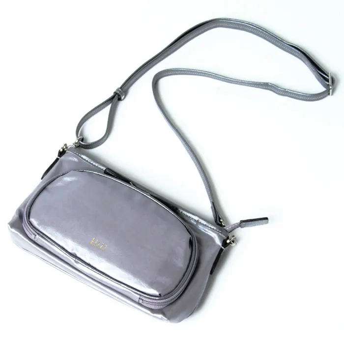 PELLE BORSA ペレボルサ Alive お財布 ポシェット ガンメタ