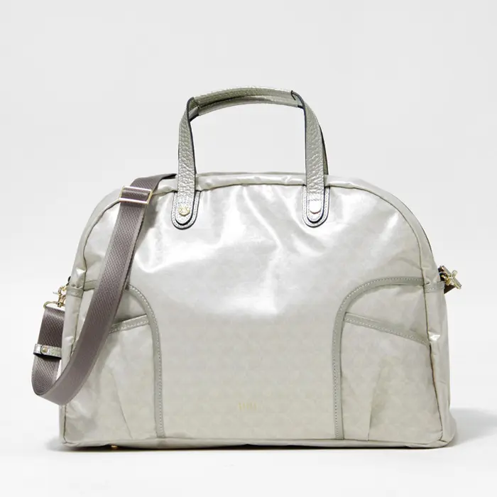 PELLE BORSA ペレボルサ アライブ ナイロン 軽量 ボストンバッグ シャンパンゴールド