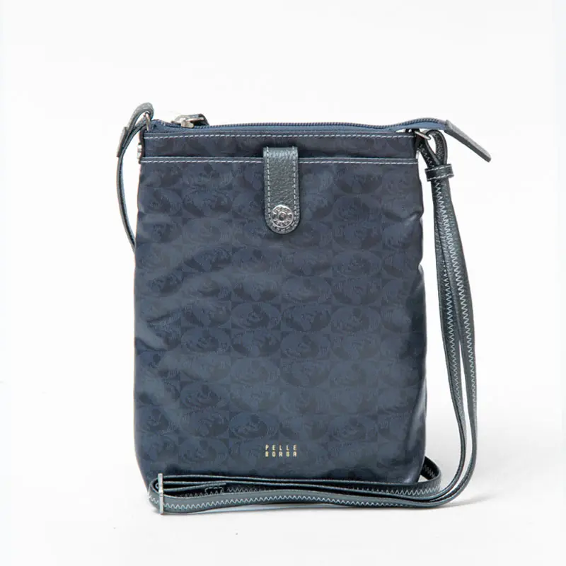 PELLE BORSA ペレボルサ アライブ A5 ショルダーバッグ ネイビー