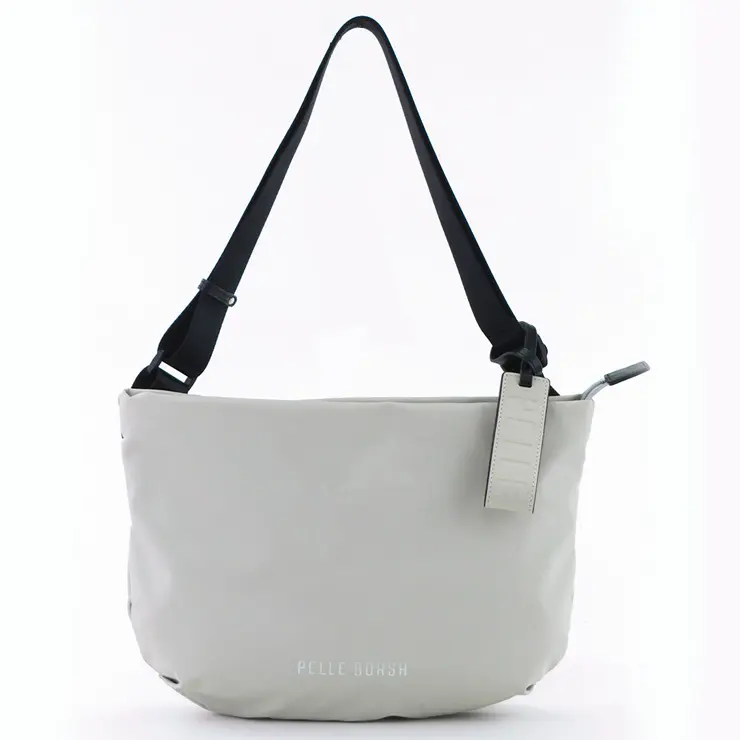 PELLE BORSA ペレボルサ Cheers  ラウンド ショルダーバッグ アイボリー